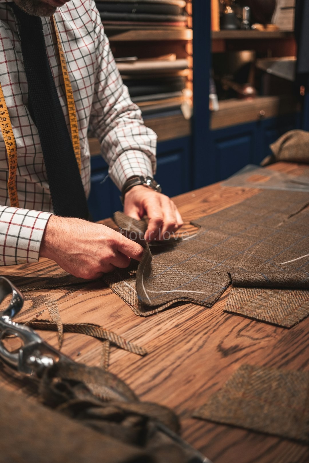 Baker working