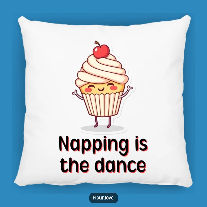 Funny Cupcake Dance Pillow: Cuddle Up with Sweet, Giggling Comfort
