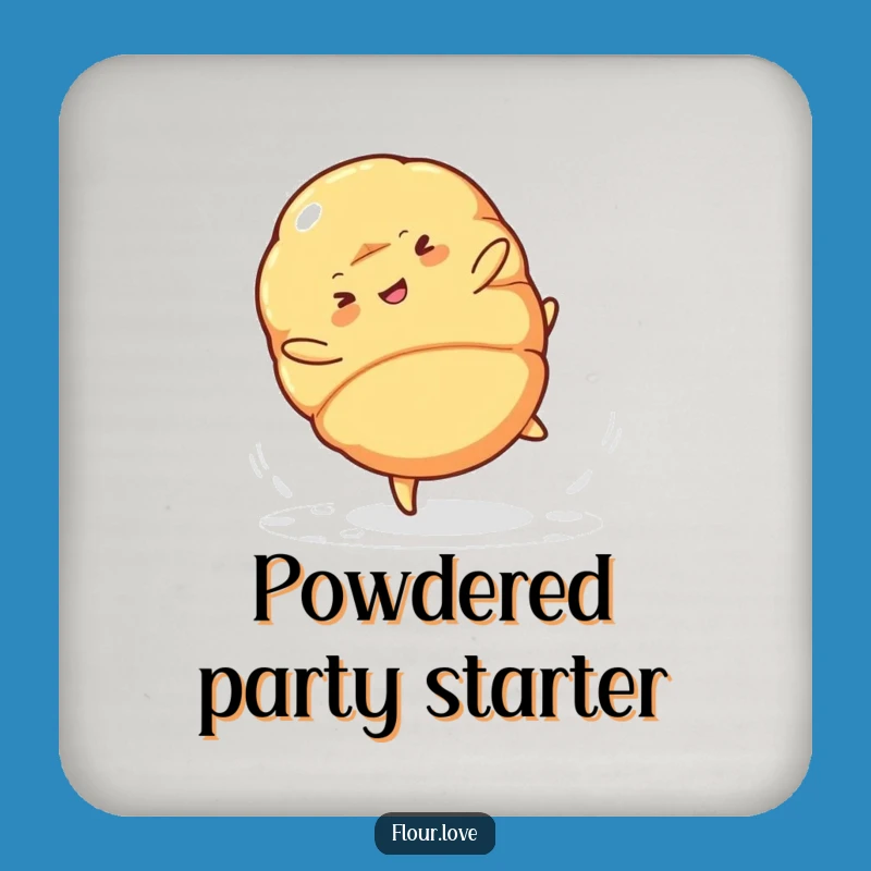 Funny Croissant Cartwheel Coasters: Protect Surfaces with Pastry Panache